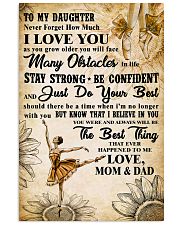 3 TO MY DAUGHTER - I LOVE YOU-Dance 11x17 Poster front