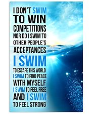 1- I DON'T SWIM TO WIN COMPETITIONS - KD 11x17 Poster front