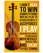 FIDDLE - I DON'T PLAY TO WIN COMPETITIONS 11x17 Poster front