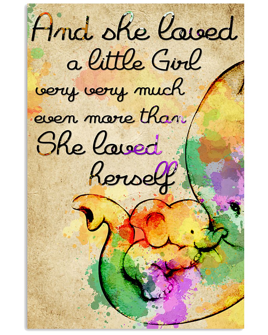 And she loved a little Girl 11x17 Poster