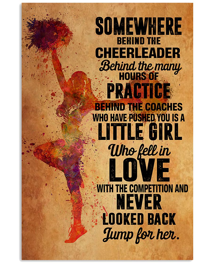 2 cheer - somewhere behind 11x17 Poster