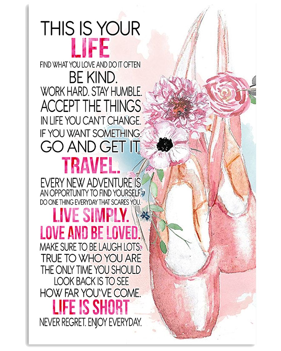 dance this is your life poster- LQT 01 16x24 Poster