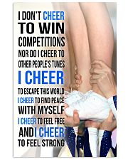 7- I DON'T CHEER TO WIN COMPETITIONS 11x17 Poster front