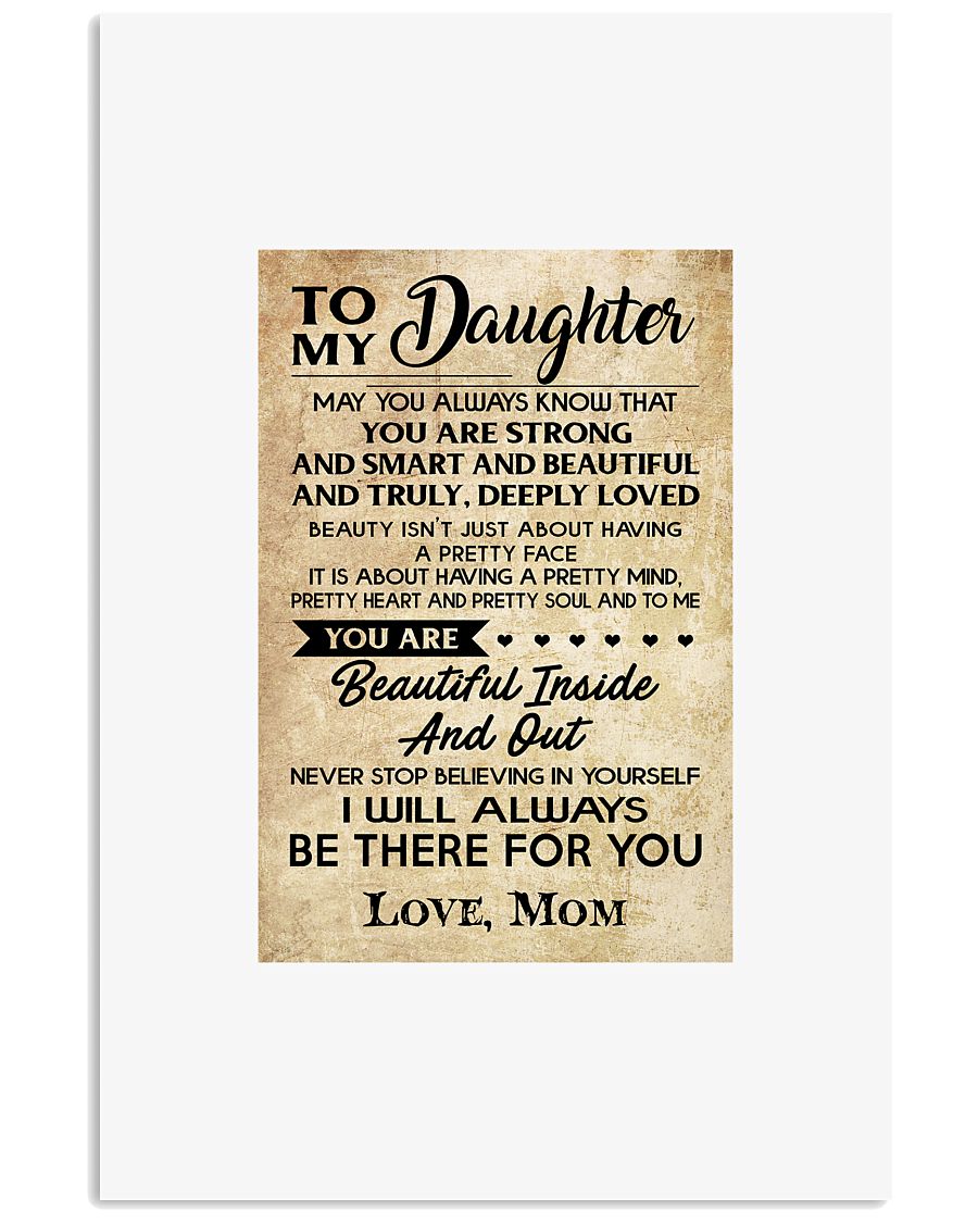 TO MY DAUGHTER 16x24 Poster