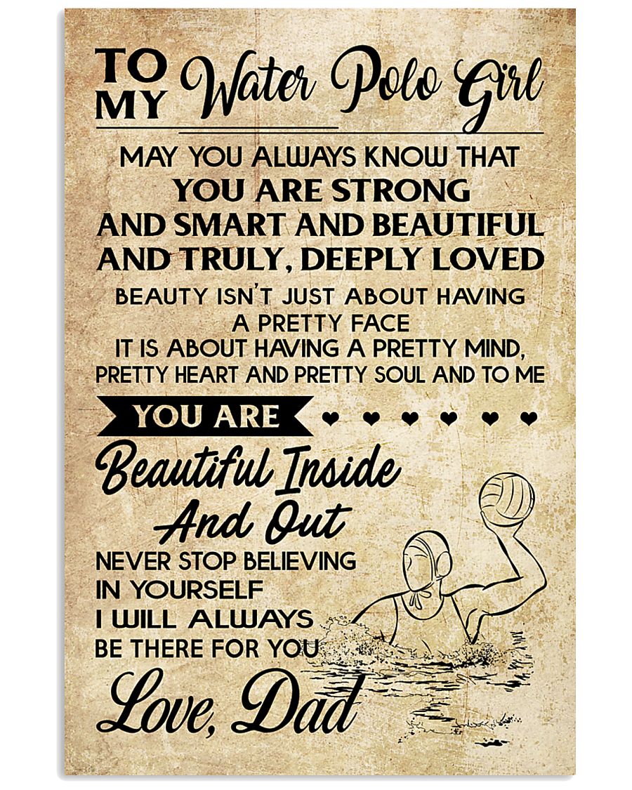 WATER POLO GIRL - DAD 16x24 Poster