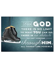 9 SKATE - WITH GOD 17x11 Poster front