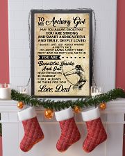 TO MY Archery Girl dad 16x24 Poster lifestyle-holiday-poster-4