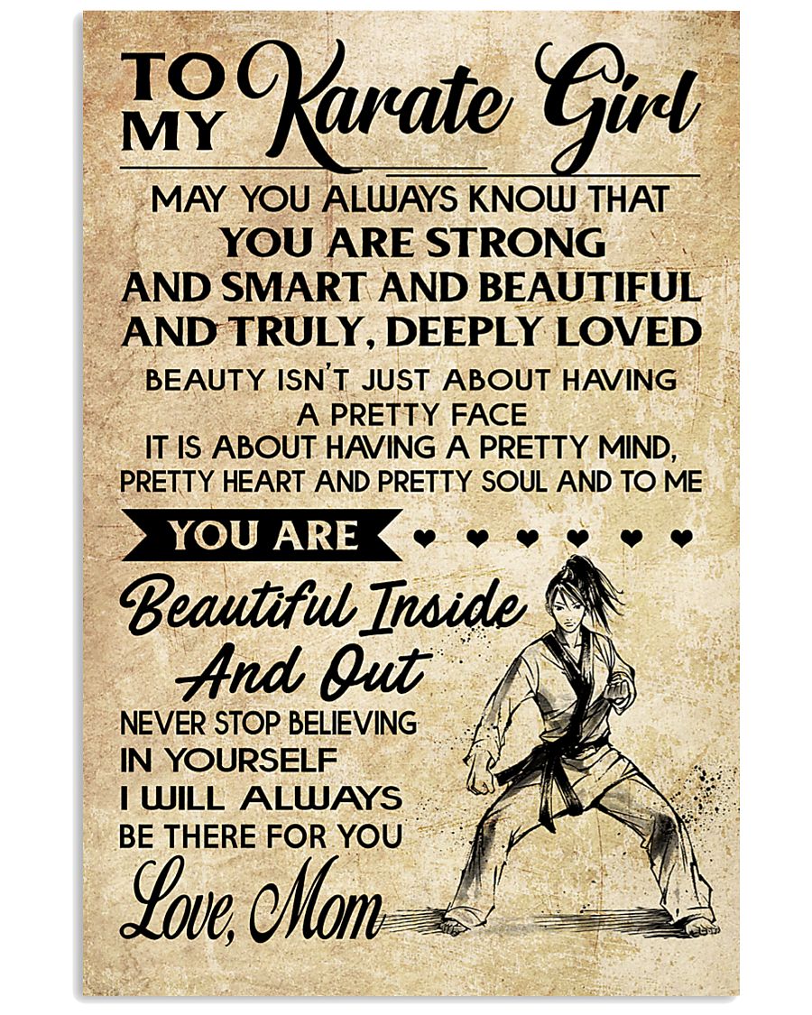 TO MY Karate Girl 11x17 Poster