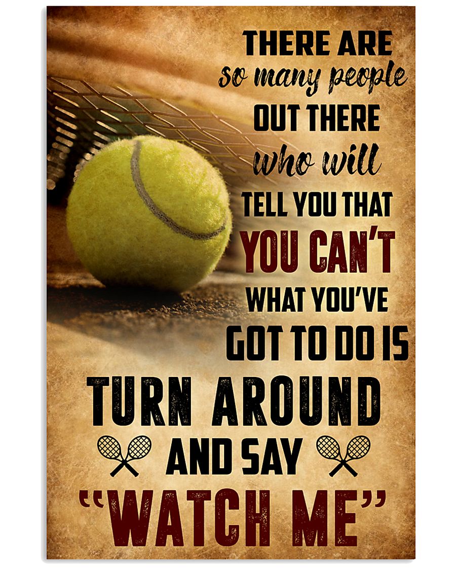TENNIS - THERE ARE SO MANY PEOPLE POSTER SKY 11x17 Poster