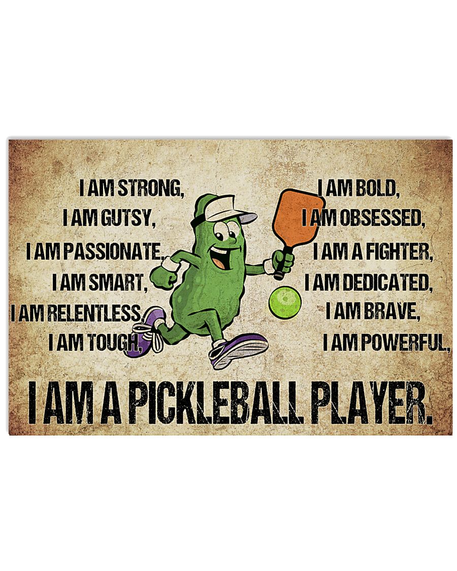 Pickleball - I Am Poster - SKY 17x11 Poster