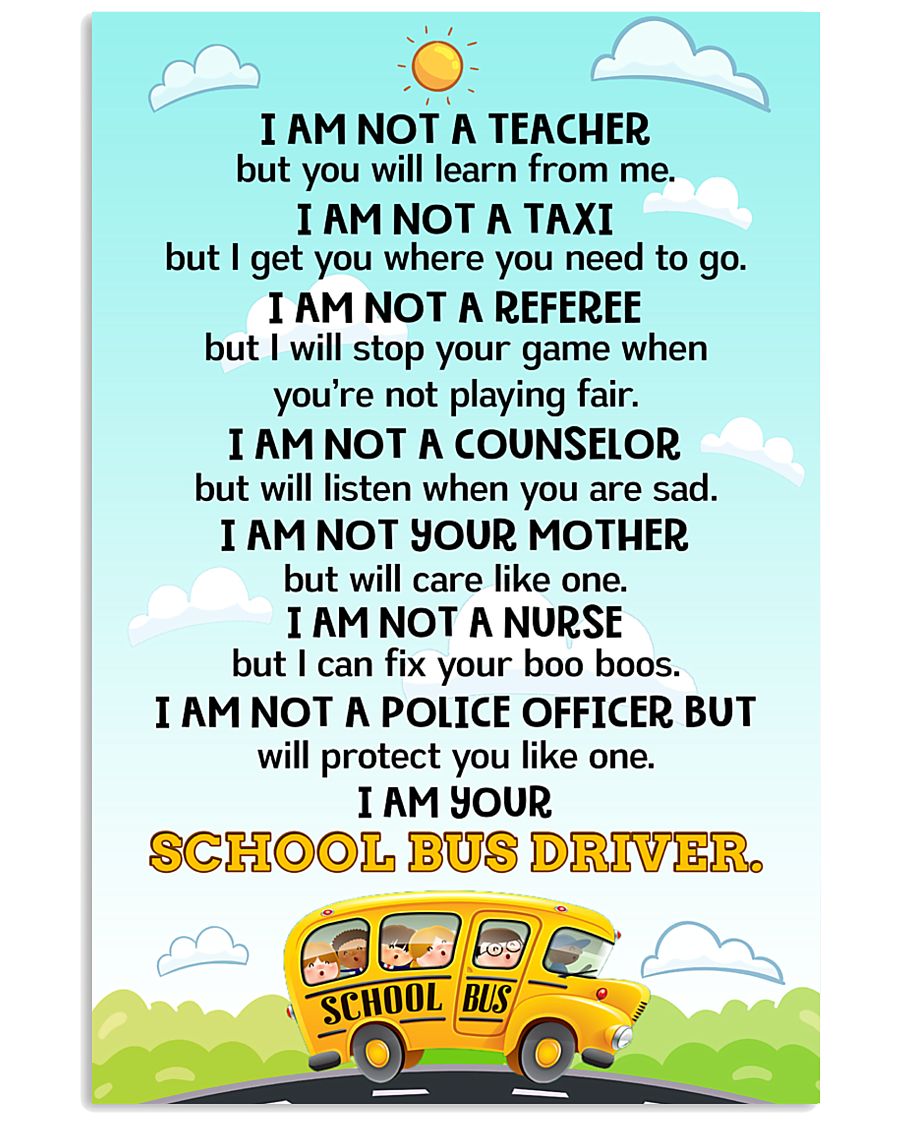 School Bus Driver Poster 11x17 Poster