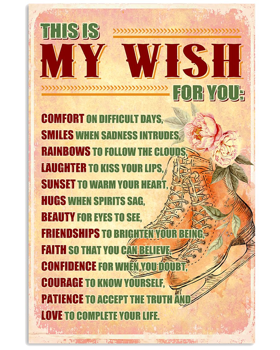 SKATE - THIS IS MY WISH FOR YOU 11x17 Poster