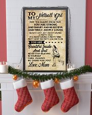 TO MY NETBALL GIRL- MOM 16x24 Poster lifestyle-holiday-poster-4
