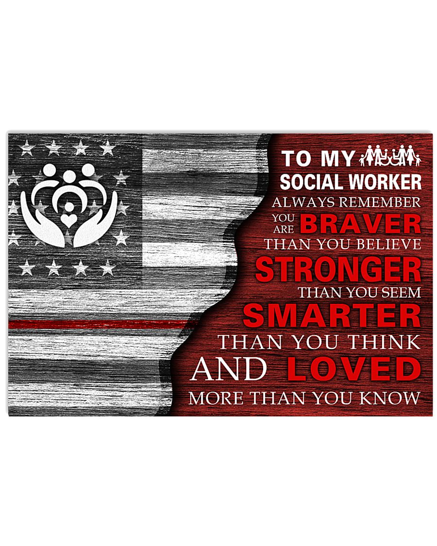 TO MY A SOCIAL WORKER POSTER 17x11 Poster