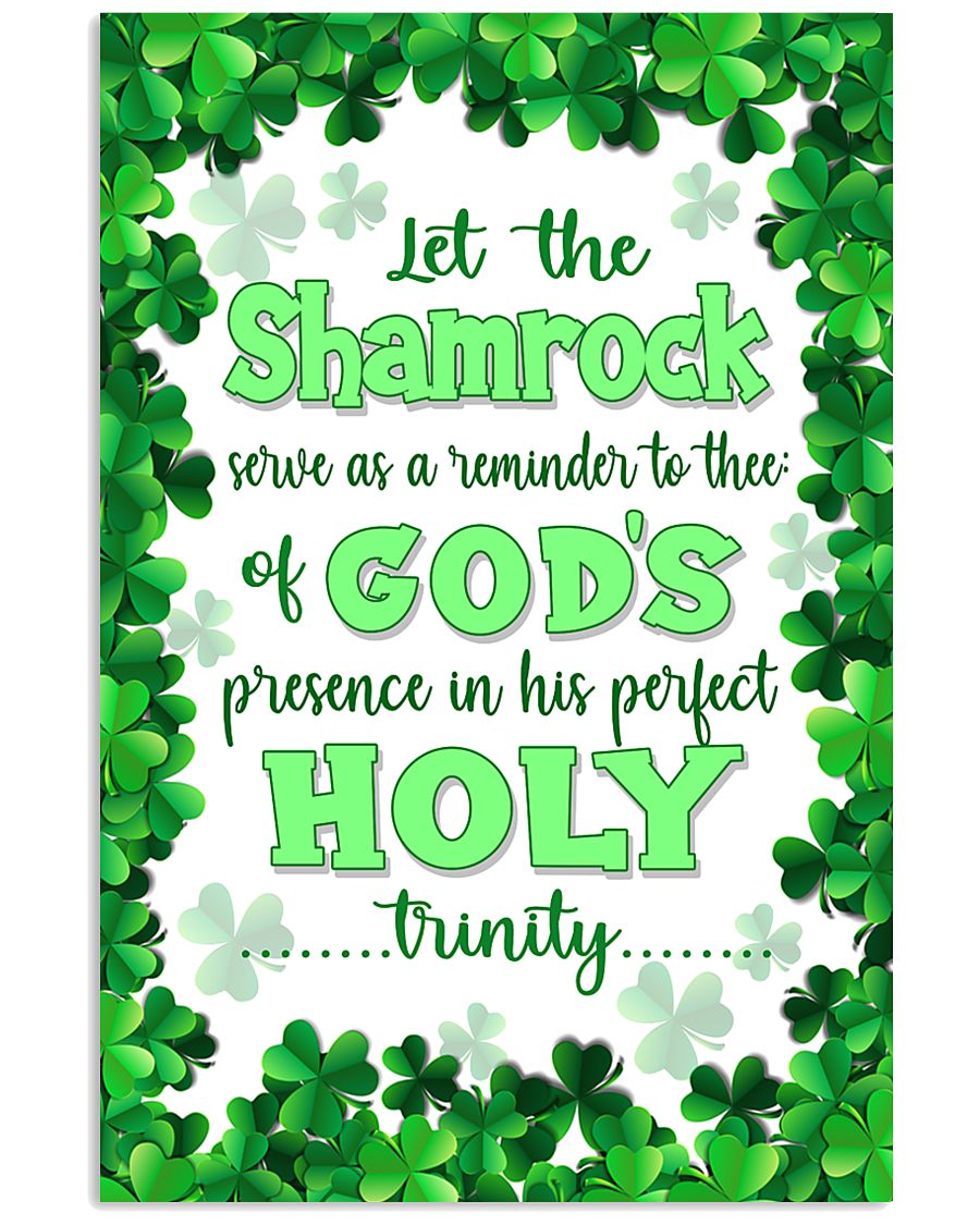 Irish - Let the Shamrock Poster SKY 11x17 Poster