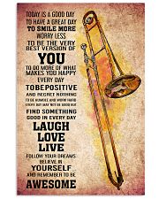 TROMBONE - TODAY IS A GOOD DAY POSTER 11x17 Poster front
