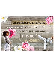 12 taekwondo IS PASSION POSTER 17x11 Poster front