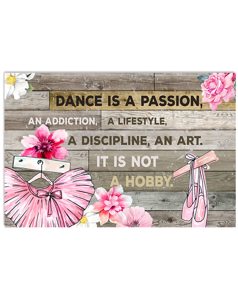2 DANCE IS PASSION POSTER 17x11 Poster