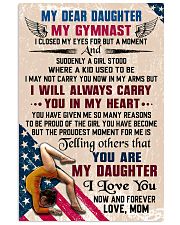 MY DEAR DAUGHTER - Gymnast 16x24 Poster front