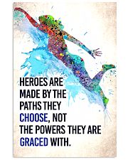 Swimming - Heroes are made Poster SKY 11x17 Poster front