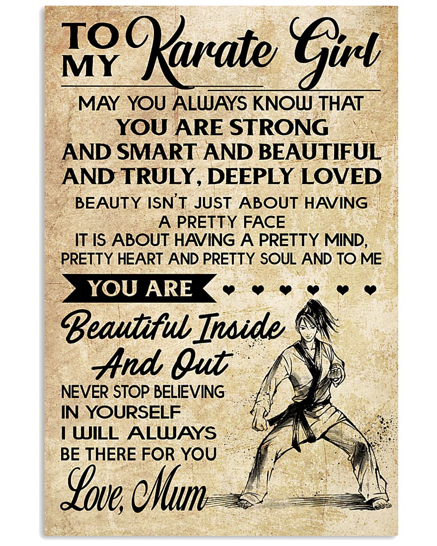 14 TO MY Karate Girl 16x24 Poster