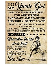 14 TO MY Karate Girl 16x24 Poster front