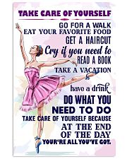 Take care of yourself - DANCE 11x17 Poster front