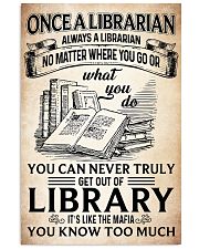 Once a Librarian Poster 11x17 Poster front
