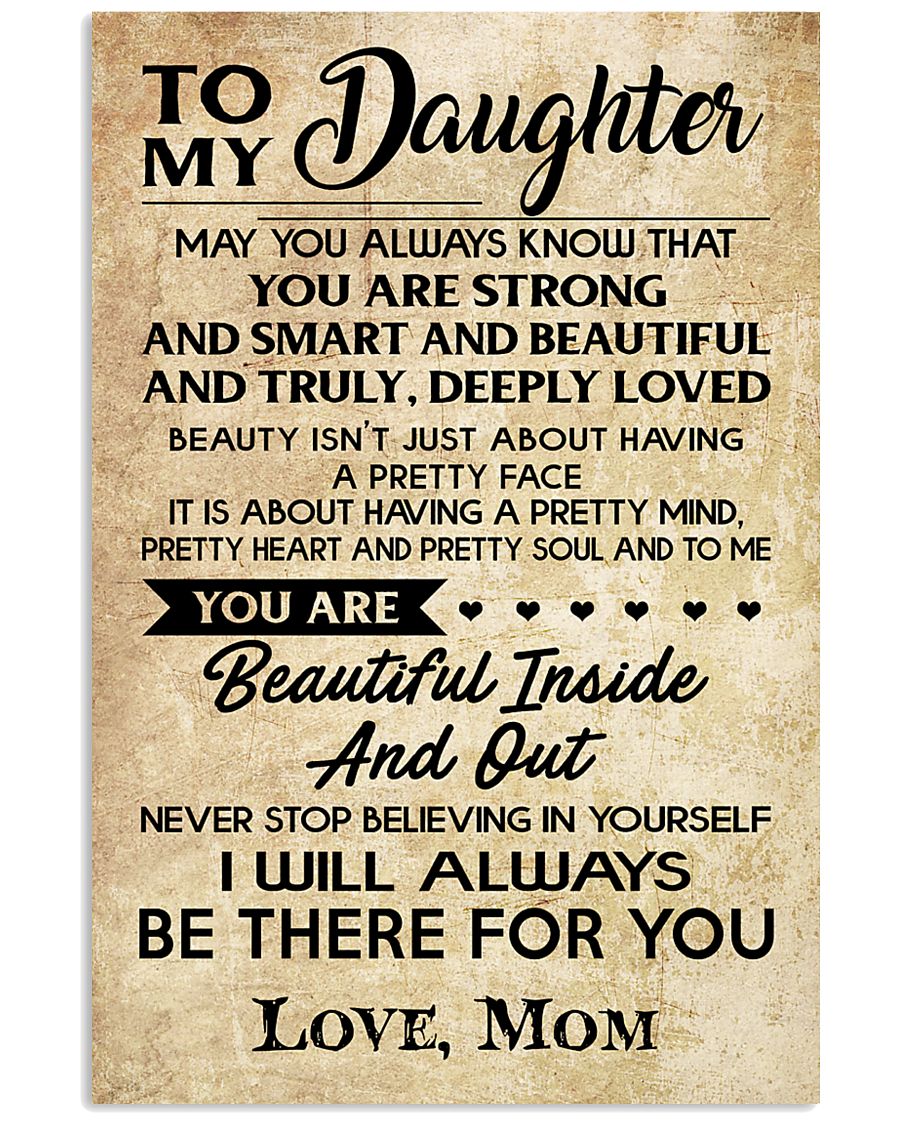 TO MY DAUGHTER 16x24 Poster