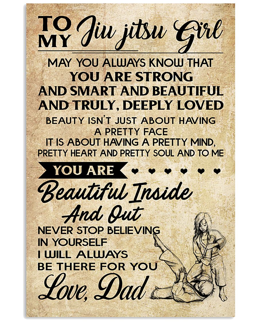 TO MY JIU JITSU GIRL - DAD 16x24 Poster
