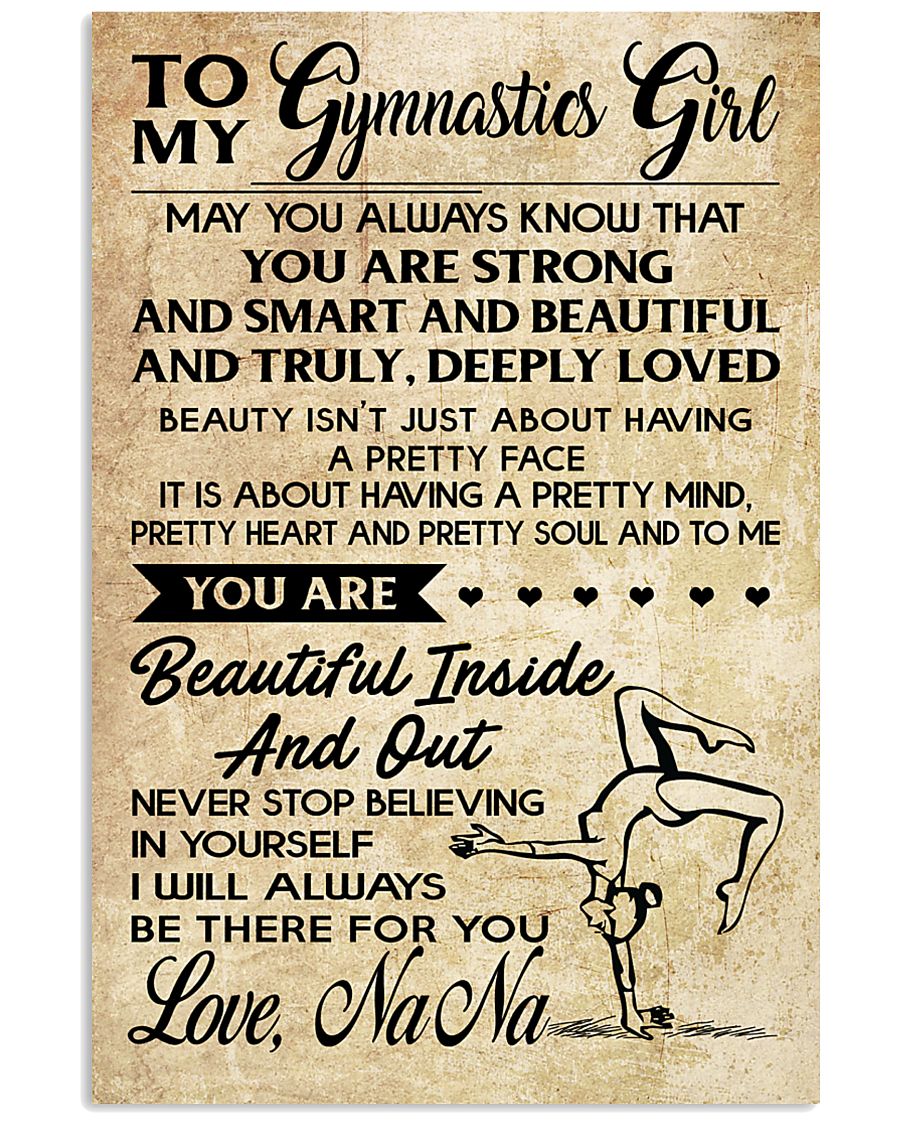 1 TO MY Gymnastics Girl 11x17 Poster