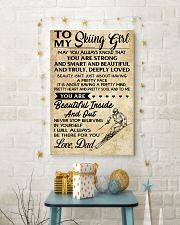 TO MY SKIING GIRL - DAD 16x24 Poster lifestyle-holiday-poster-3