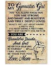 TO MY GYMNASTICS GIRL - LOVE MOM 11x17 Poster front