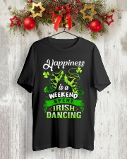 Happiness - Irish Dancing Classic T-Shirt lifestyle-holiday-crewneck-front-2