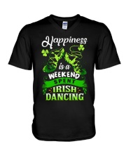 Happiness - Irish Dancing V-Neck T-Shirt thumbnail