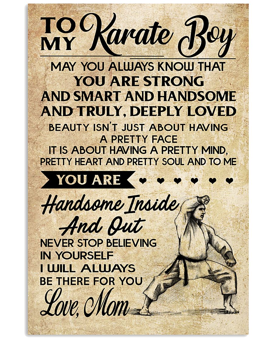 TO MY KARATE BOY - MOM 16x24 Poster