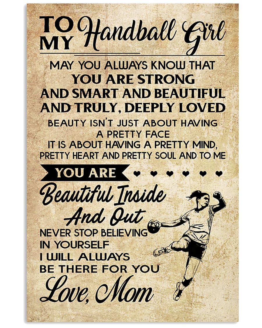TO MY HANDBALL GIRL- MOM 16x24 Poster