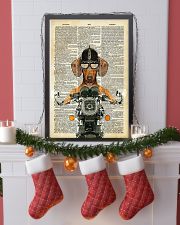 Dachshund motocycle Dictionary Page Poster SKY 11x17 Poster lifestyle-holiday-poster-4