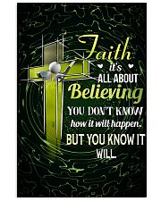 GOLF - FAITH IT'S ALL ABOUT BELIEVING 11x17 Poster front