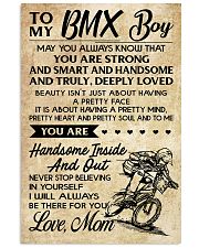 TO MY BMX Boy - Mom 11x17 Poster front