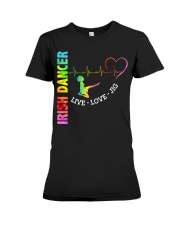 IRISH DANCE - LIVE LOVE Premium Fit Ladies Tee thumbnail