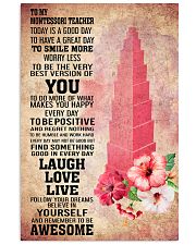 MONTESSORI- TODAY IS A GOOD DAY POSTER 16x24 Poster front