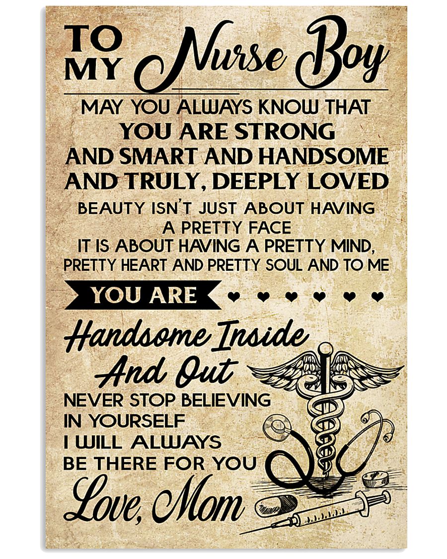 TO MY Nurse Boy - Mom 16x24 Poster