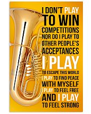 TUBA - I DON'T PLAY TO WIN COMPETITIONS 11x17 Poster front