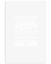 TAEKWONDO BESTIE YOU CANT SCARE ME 11x17 Poster front