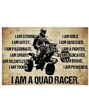 9-I AM A quad racer POSTER 17x11 Poster front