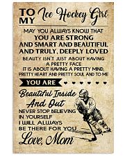 TO MY ICE HOCKEY POSTER 11x17 Poster front