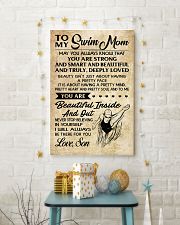 TO MY SWIM MOM SON 16x24 Poster lifestyle-holiday-poster-3