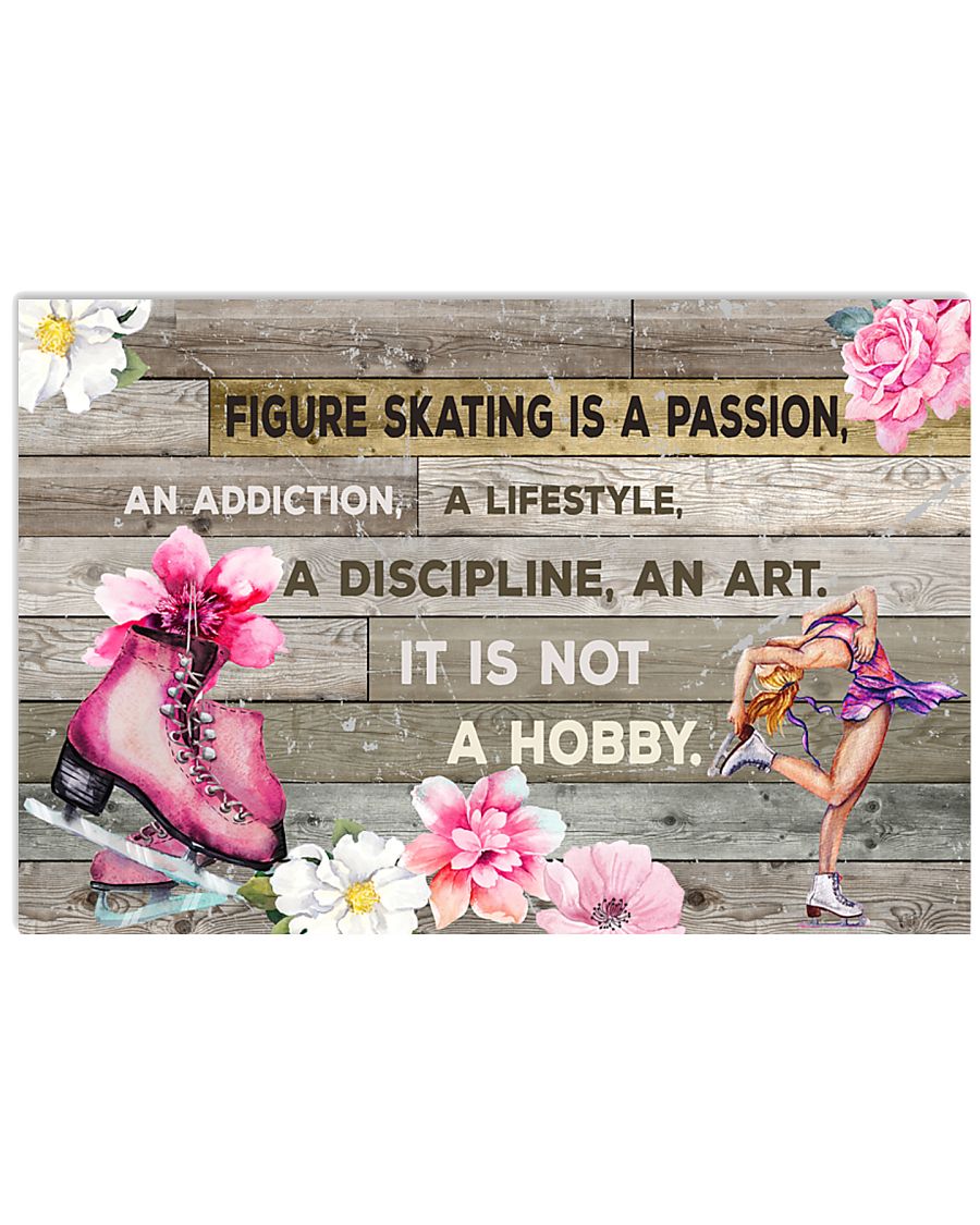 FIGURE SKATING IS PASSION POSTER 17x11 Poster