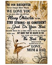 3 TO OUT DAUGHTER - WE LOVE YOU- Dance 11x17 Poster front